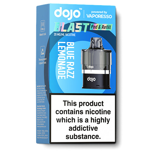 Vaporesso Dojo Blast 6000 Pods Blue Razz Lemonade