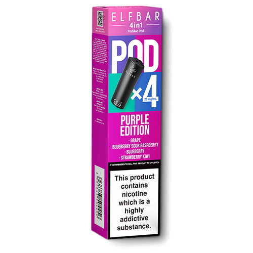 Elf Bar 4in1 Purple Edition Pods