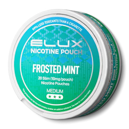 Elux Frosted Mint Nicotine Pouches