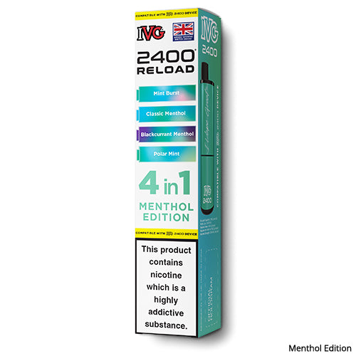 IVG 2400 Menthol Edition Pod Refills