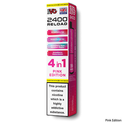 IVG 2400 Pink Edition Pod Refills