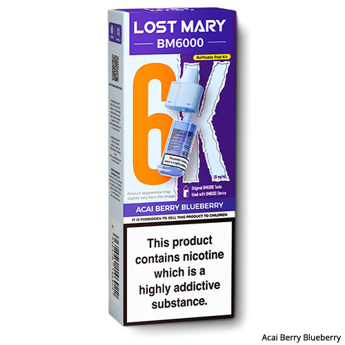 Lost Mary BM6000 Prefilled Pods Acai Berry Blueberry