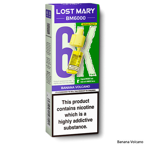 Lost Mary BM6000 Prefilled Pods Banana Volcano