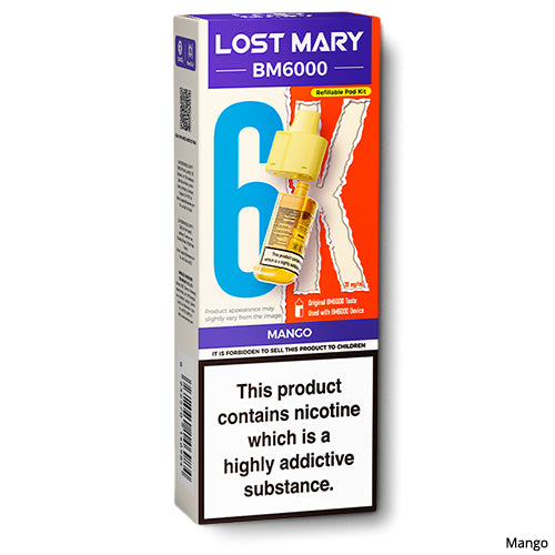 Lost Mary BM6000 Prefilled Pods Mango