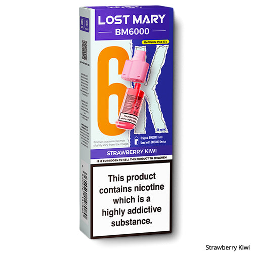Lost Mary BM6000 Prefilled Pods Strawberry Kiwi