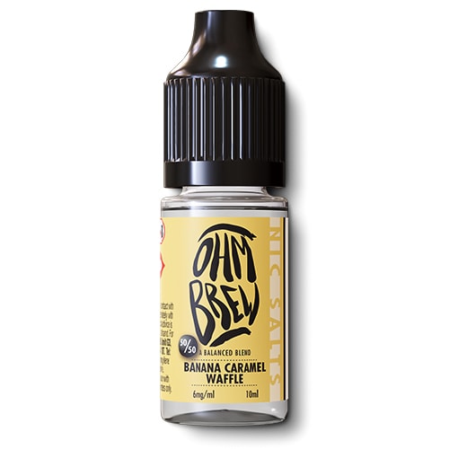 Ohm Brew Salts Banana Caramel Waffle