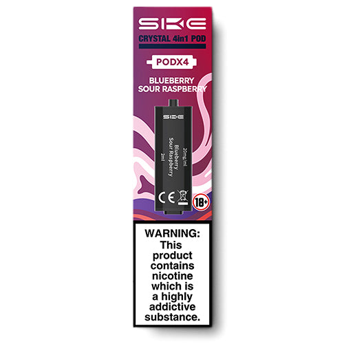 SKE Crystal 2400 Pods Blueberry Sour Raspberry