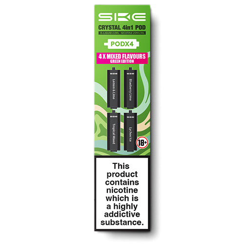 SKE Crystal 2400 Pods Green Edition