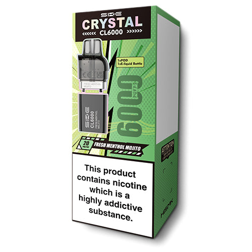 SKE Fresh Menthol Mojito Crystal CL6000 Pods