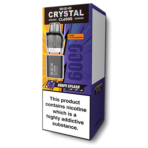 SKE Grape Splash Crystal CL6000 Pods