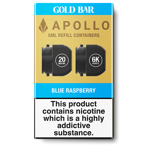 Gold Bar Apollo 20K Blue Raspberry Pods