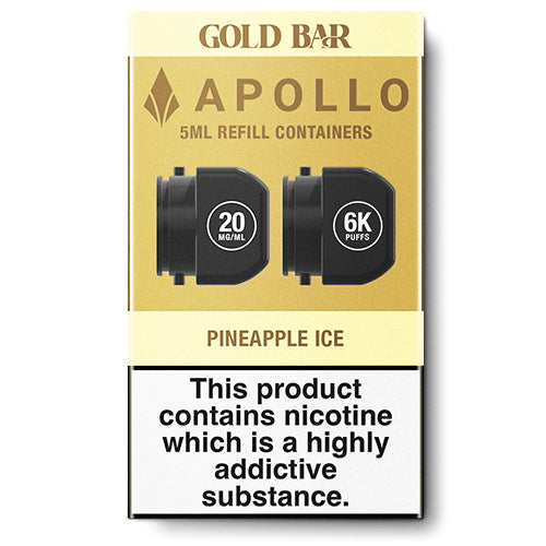 Gold Bar Apollo 20K Pineapple Ice Pods