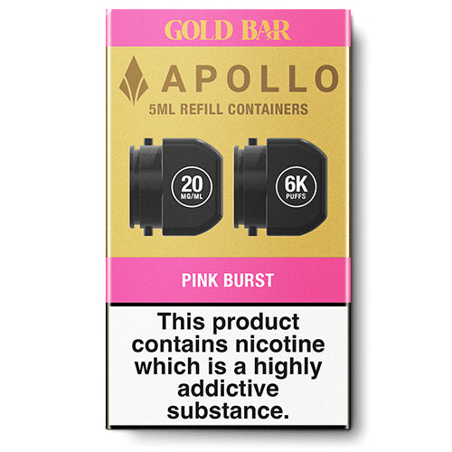 Gold Bar Apollo 20K Pink Burst Pods