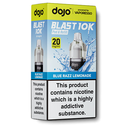 Dojo Blast 10k Blue Razz Lemonade Pod & Refill