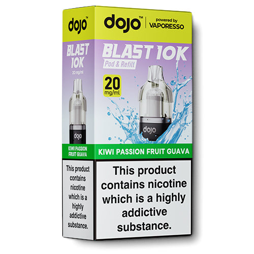 Dojo Blast 10k Kiwi Passion Fruit Guava Pod & Refill