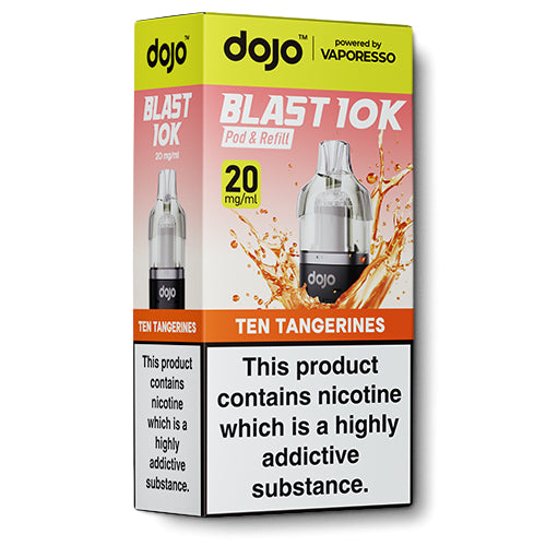 Dojo Blast 10k Ten Tangerines Pod & Refill
