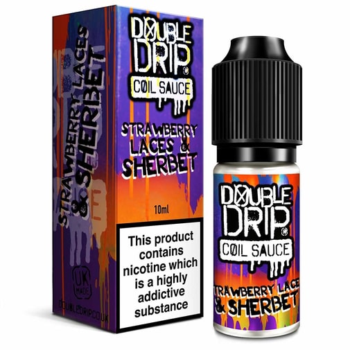 Strawberry Laces & Sherbert | Double Drip E-Liquid