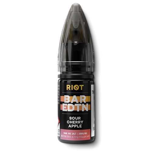 Riot Bar Edtn Sour Cherry Apple Nic Salt