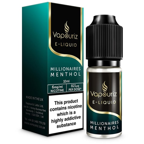 Millionaire?s Menthol | Vapouriz 10ml